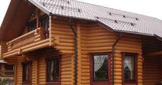 Строительство дома из оцилиндрованного бревна в Усть-куте - от 133185 рублей