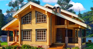 Строительство дома из бревна под ключ Усть-Кут цены от 10348 руб.