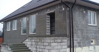 Фасад из газобетона для дома в Усть-куте - Строй-Утк, качественная отделка от 2049 руб.