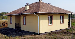 Одноэтажный дом из панелей под ключ в Усть-куте - Строй-Утк от 133185 рублей